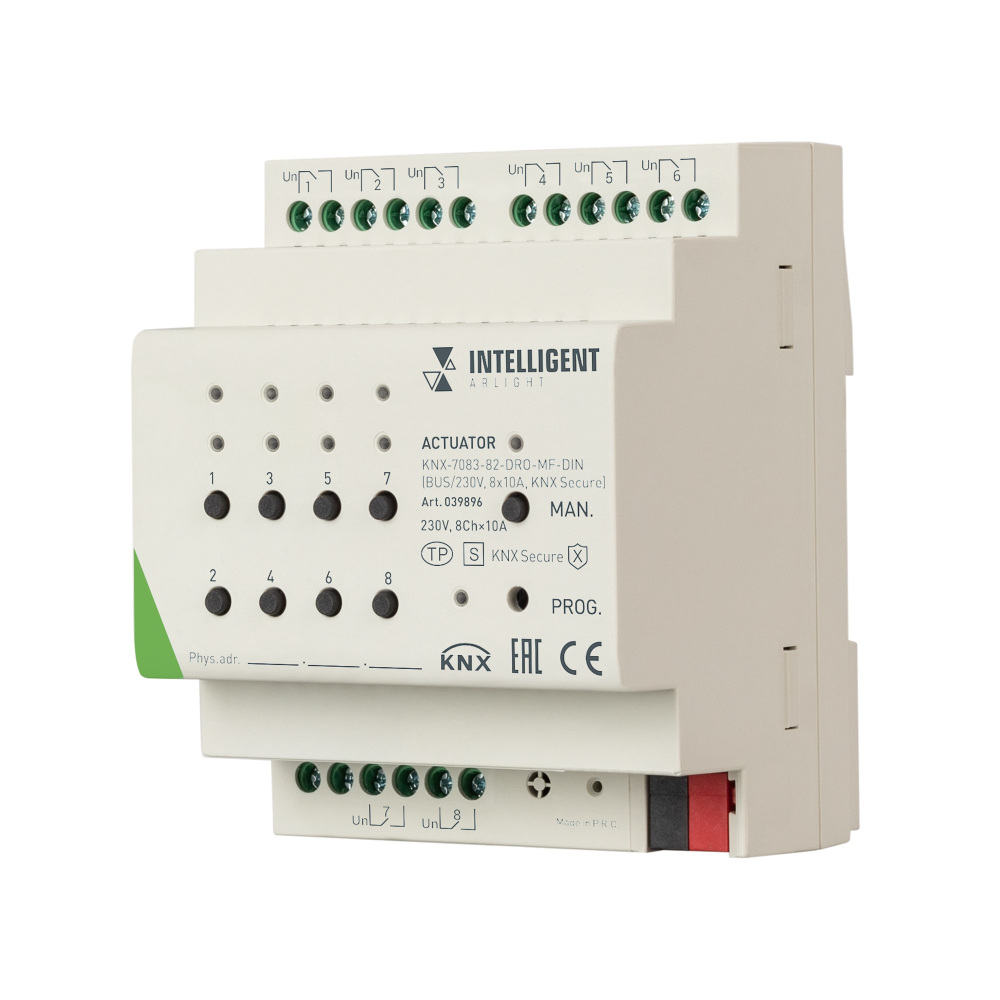 INTELLIGENT ARLIGHT Актуатор KNX-7083-82-DRO-MF-DIN 039896