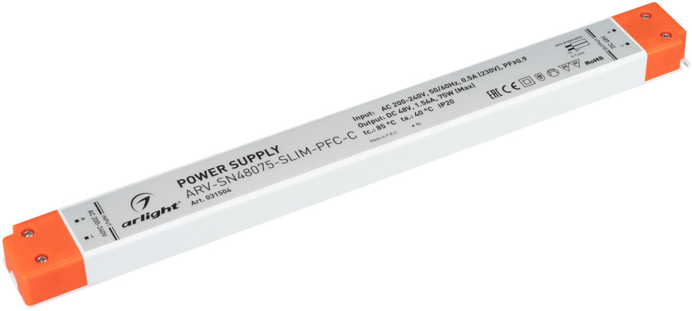 Блок питания ARV-SN48075-SLIM-PFC-C 031504