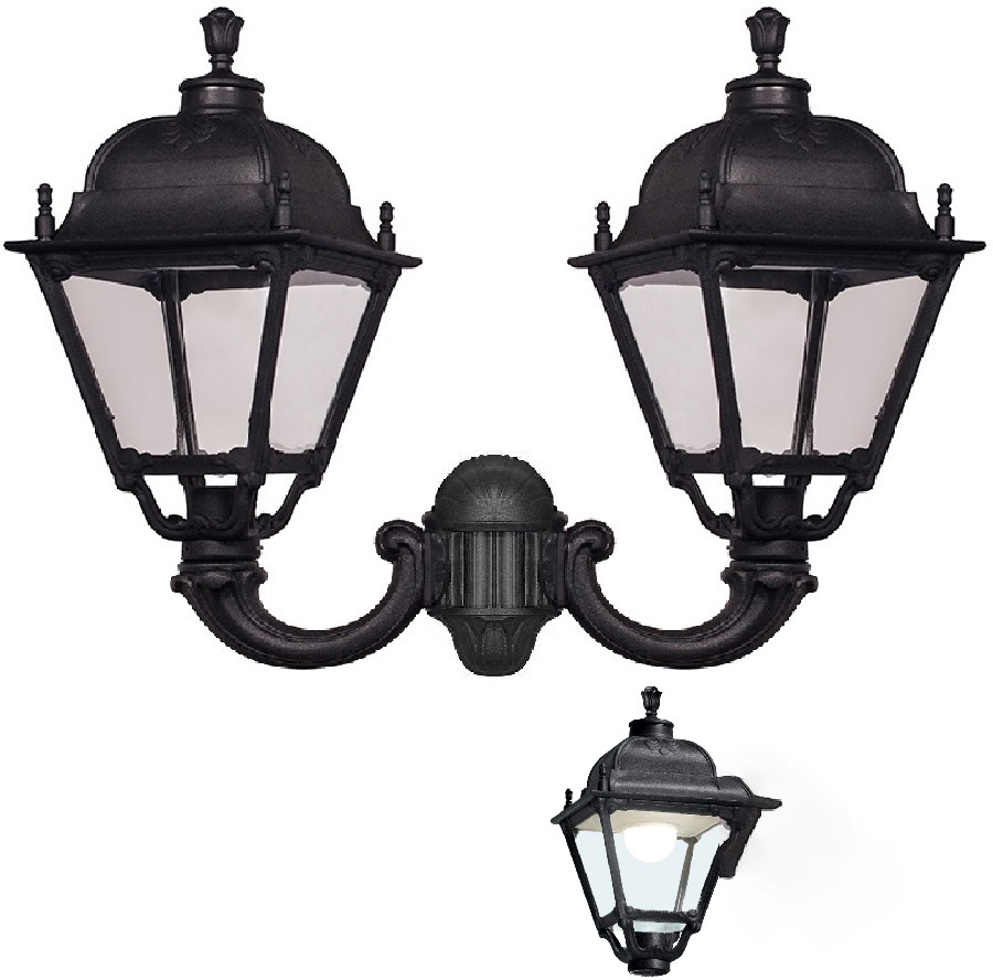Уличный настенный светильник Fumagalli Simon U33.142.000.AXH27
