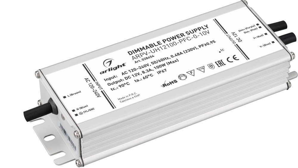 Блок питания ARPV-UH12100-PFC-0-10V 028454