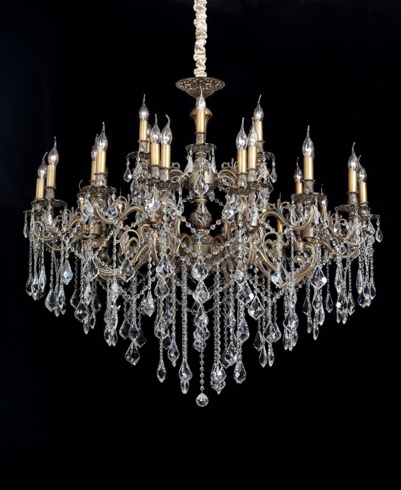 Подвесная хрустальная люстра Lucia Tucci BARLETTA BARLETTA 122.16.8.6 antique