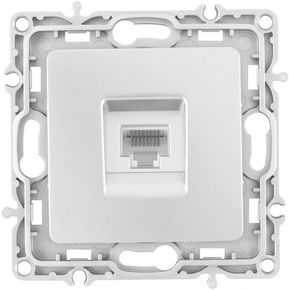 Розетка Arte Milano Am-217 217.45-1.silver