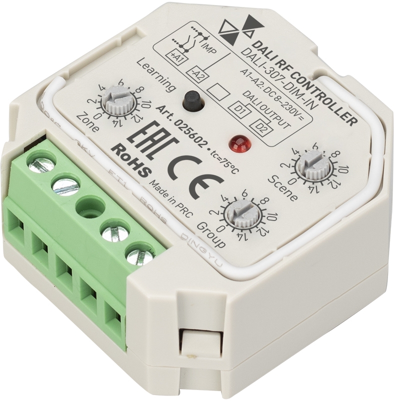 INTELLIGENT ARLIGHT Конвертер RF-сигнала DALI-307-DIM-IN 025602