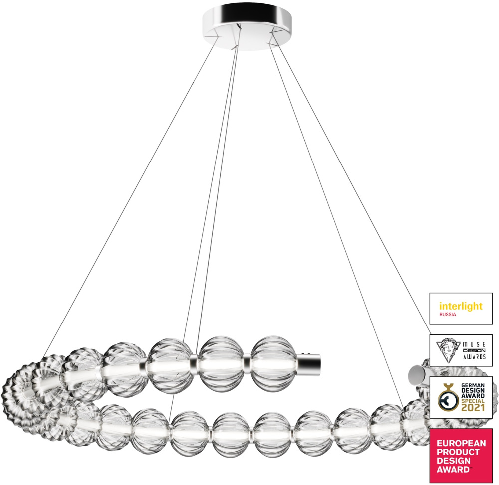 Подвесная люстра Amulet Maytoni MOD555PL-L30CH4K