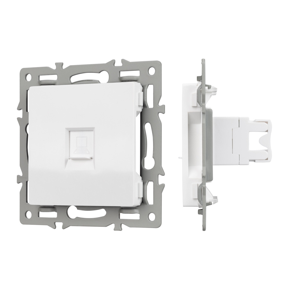 Механизм компьютерной розетки SCT-MPC1-PL-WH 045301