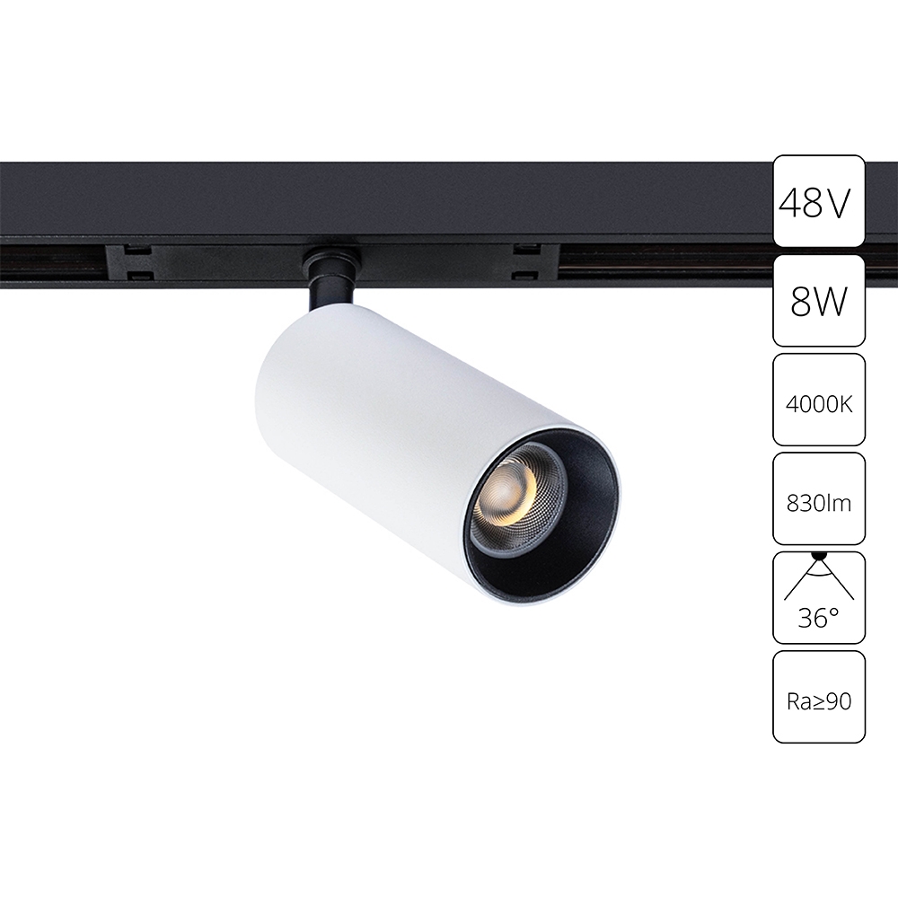 Трековый светильник Arte Lamp Optima A7260PL-1WH