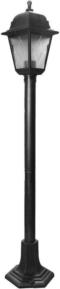 Наземный фонарь UUL-A01T 60W/E27 IP44 BLACK SILVER