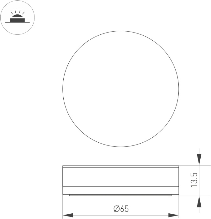 Декоративная накладка для светильника DECK 045347 — фото 3