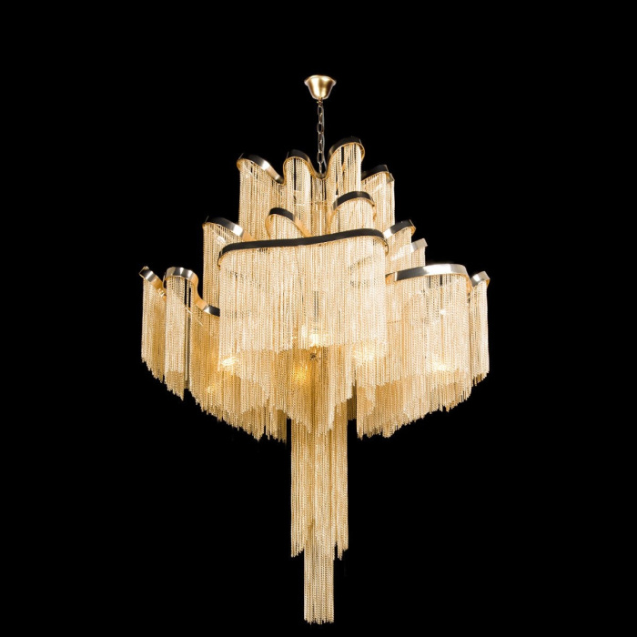 Подвесная люстра Stream Loft It 10208/800 Gold — фото 4