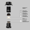 Точечный светильник Dip DL118-15W-2.7K-B