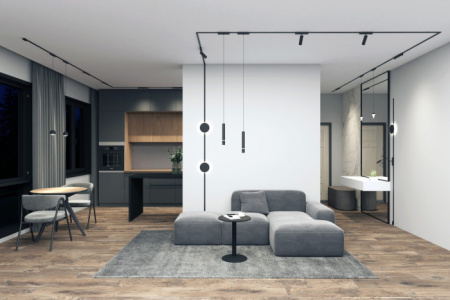Трековый светильник AIR HANG DK5345-BK