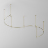 Шинопровод круглый из полукругов 1800мм Maytoni Busbar trunkings Flarity TRX154-2SR-D1800-BS