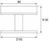 Адаптер к треку для Italline IT08 IT08-8017 black