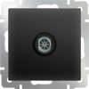 Розетка Werkel W1183008/ ТВ-розетка оконечная (черный матовый)