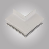Коннектор угловой внутренний MAGNET AM402 LL-20С90° ВНУТРЕННИЙ WH