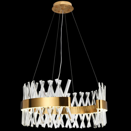 Подвесная люстра LED LAMPS 81358 GOLD SATIN