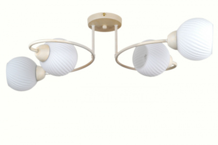 Потолочная люстра Natali Kovaltseva 81400 81400/4C BEIGE GOLD