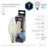 Лампочка светодиодная филаментная F-LED B35-7W-840-E14