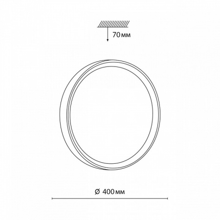 Накладной светильник Sonex Woodi 7603/DL