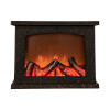 Световая фигура ULD-L2821-005/DNC/RED BLACK FIREPLACE