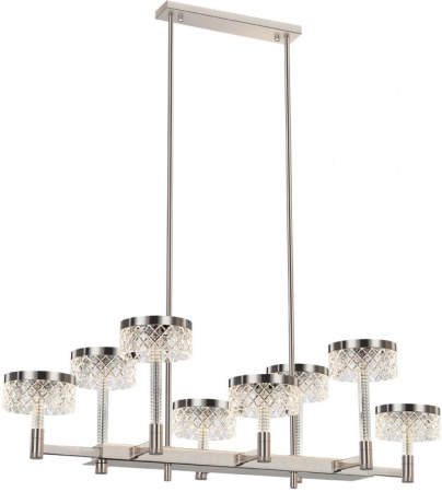 Люстра на штанге Delight Collection Diamond cut MD21020075-8B satin nickel