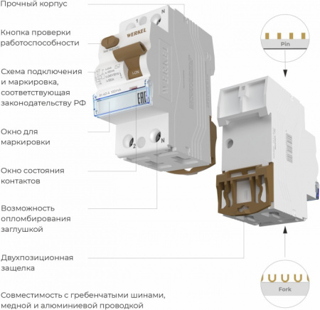 Устройство защитного отключения Устройства защитного отключения W812P404