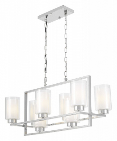 Подвесная люстра LUMINA DECO Lino LDP 1239-8 CHR