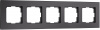 Рамка Senso черный soft-touch W0053108