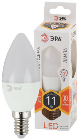Лампочка светодиодная LED B35-11W-827-E14