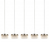 Светильник подвесной Delight Collection Diamond cut MD21020075-5B satin nickel