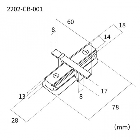 Коннектор прямой Practica 2202-CB-001