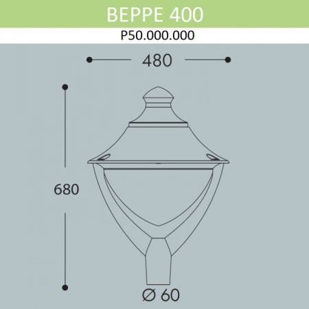 Плафон Beppe P50.000.000.AXH27