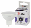 LED MR16-6W-860-GU5.3 ЭРА (диод, софит, 6Вт, холод, GU5.3) (10/100/4200)