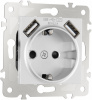 Розетка Arte Milano Am-203 203.47-1.silver