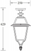 Потолочный светильник уличный FARO-FROST L 91105fLA Bl