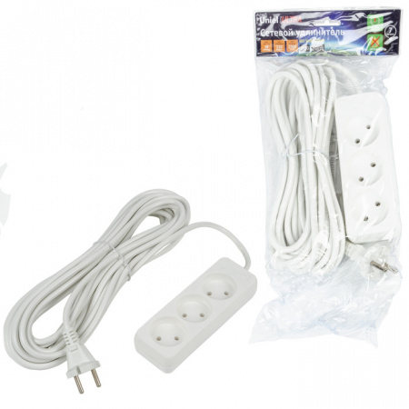 Розеточные блоки, удлинители Ultra S-CU3-7 WHITE