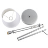 Торшер UML-T500 E27 SILVER/WHITE