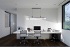 Светильник подвесной ILedex Zoom 9498P-32W-3000K BK-BR-WH