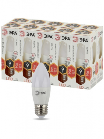 Лампочка светодиодная LED B35-9W-827-E27