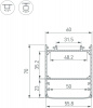 Профиль для светодиодной ленты SL-LINE 047502