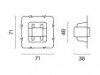 Переключатель S70 VLS0105M