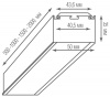 Потолочный светильник Led line uni DL18511C150WW30L5