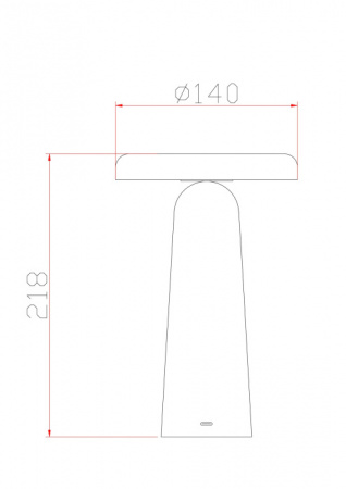 Интерьерная настольная лампа Mushroom FR6109TL-L4OR