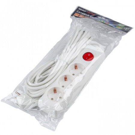Розеточные блоки, удлинители Ultra S-GCU3-5B WHITE