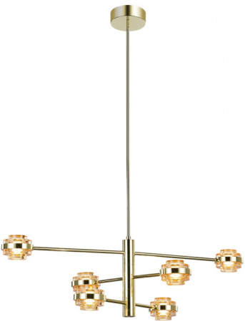 Люстра на штанге Delight Collection Indiana MX22030002-6A gold/champagne