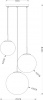 Подвесной светильник Glass TL1203H-03GD