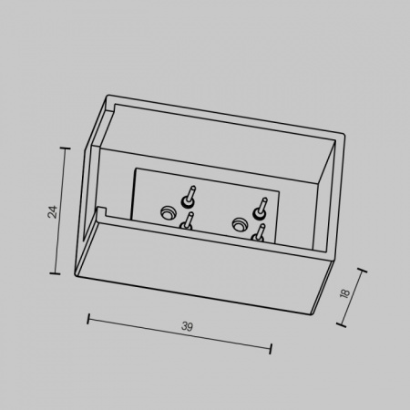 Заглушка Accessories for tracks Elasity TRA160EC-1B