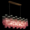 Подвесная люстра Murano 10580/1000R Clear pink