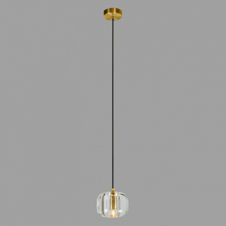 Подвесной светильник Pansy 6214-1 BR CL