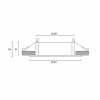 Встраиваемый светильник Hesby Lighting Beam 0104
